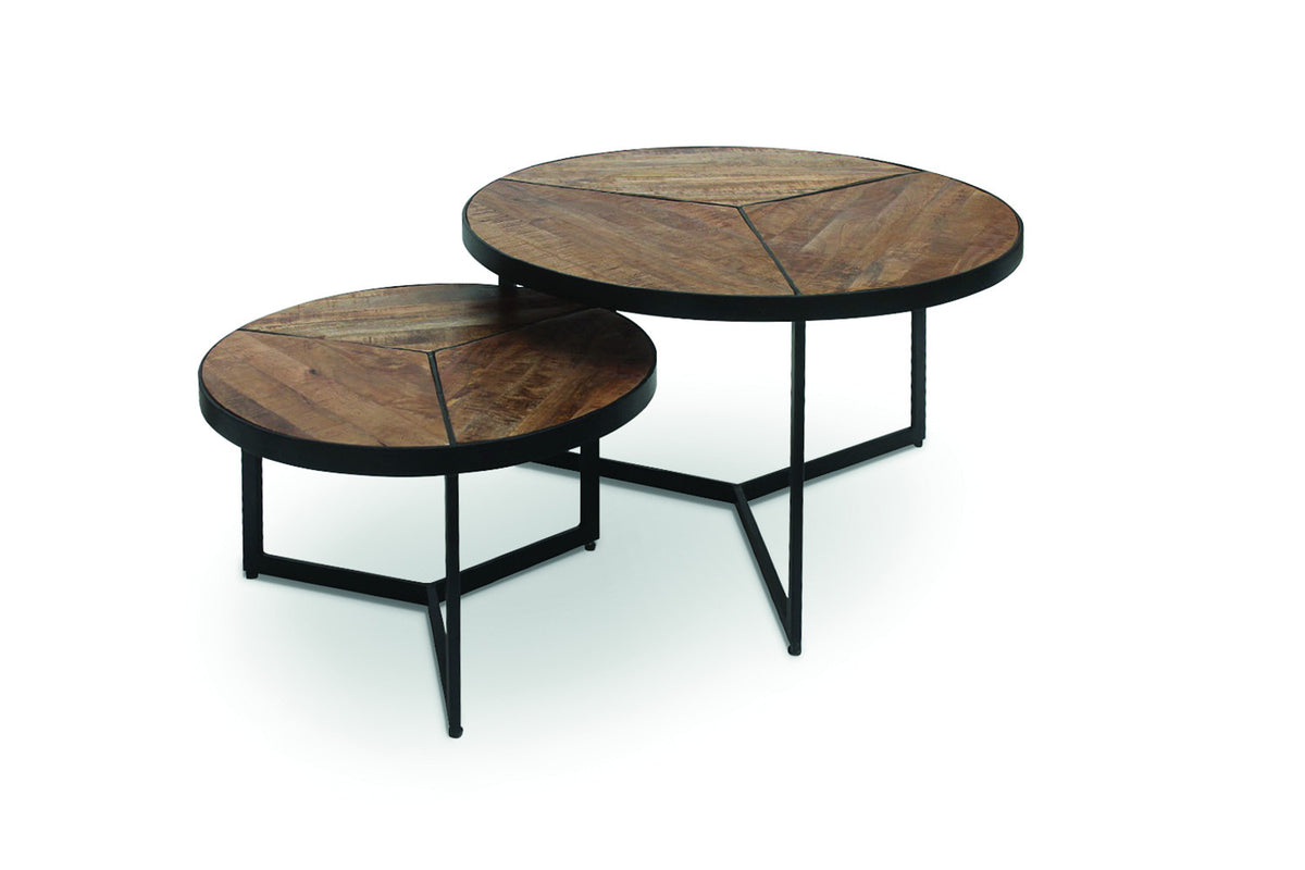 Salontafel 'Laveu' 2-delig Mango hout (1c) - foto 5