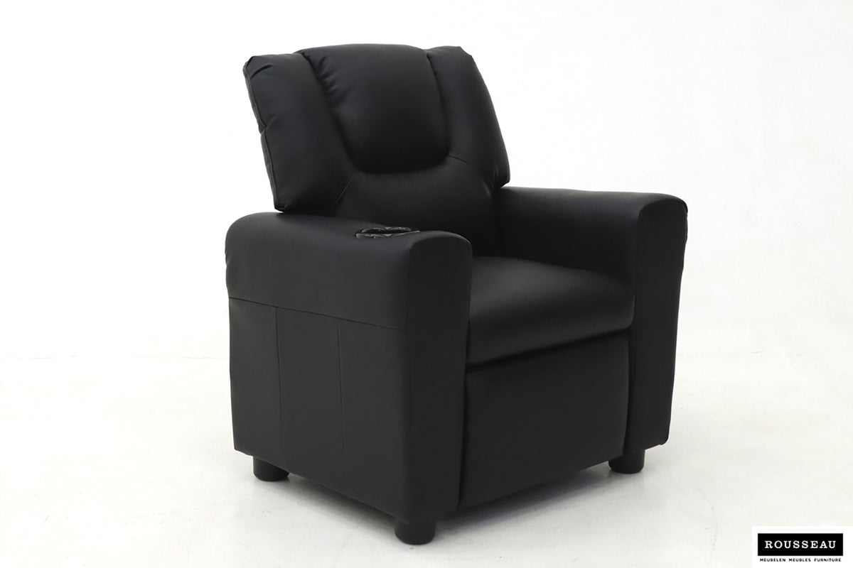 Mini-Relax 'Renée' manueel verstelbaar PU Zwart (1c) - foto 2