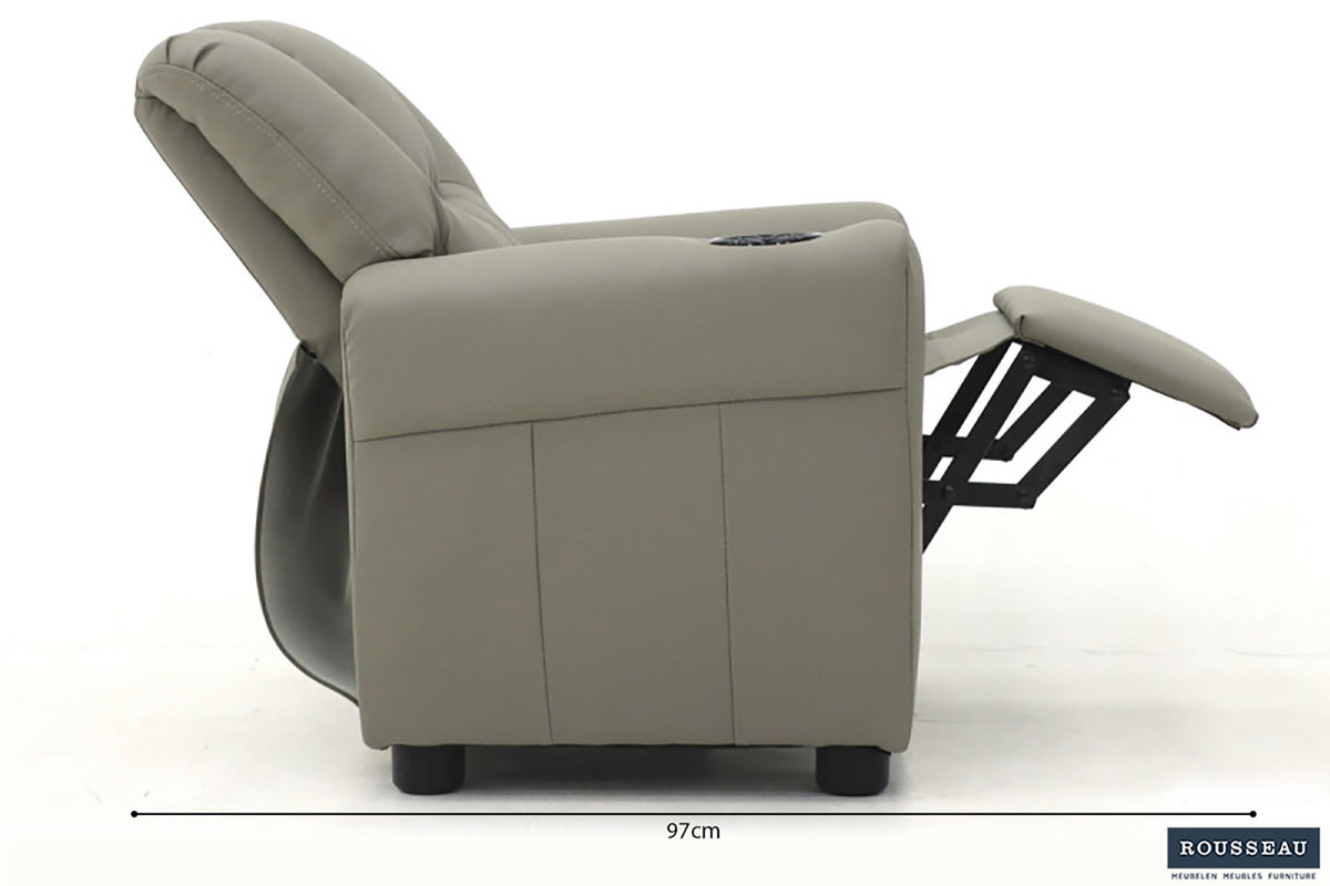 Mini-Relax 'Renée' manueel verstelbaar PU Grijs (1c) - foto 10