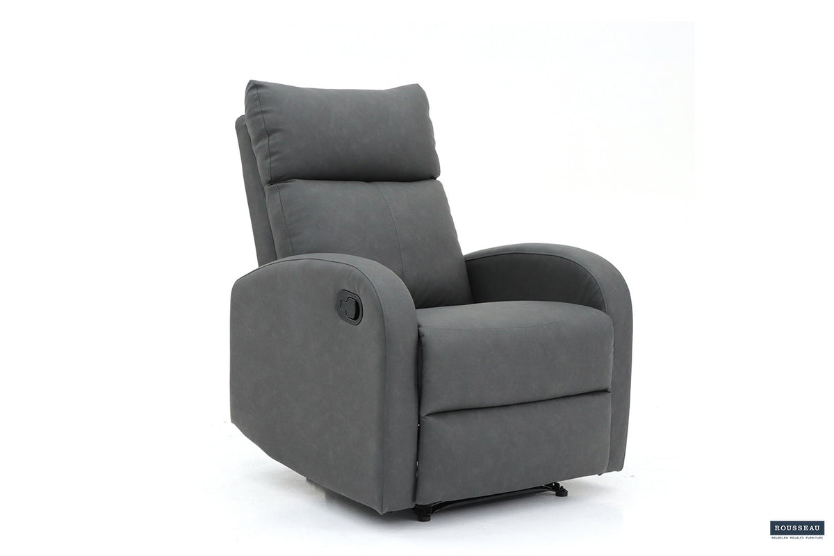 Relax 'France' manueel verstelbaar PU Zwart (1c) - foto 3