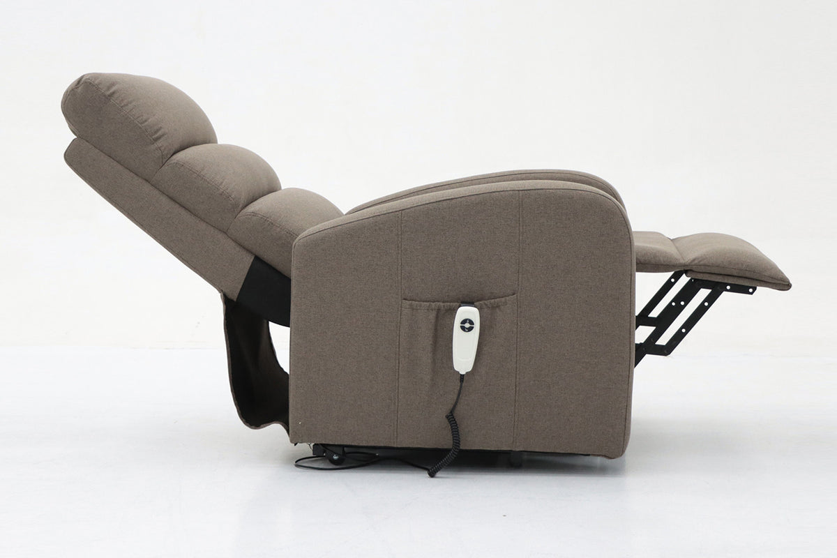Electrische relax met lift 'Bruges' Stof Taupe (1c) - foto 6