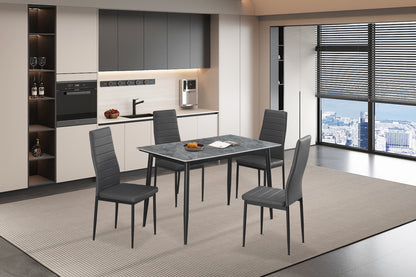 Tafel 'Kenzo' 120 cm Rechthoekig Steen Grijs (2c) - foto 5