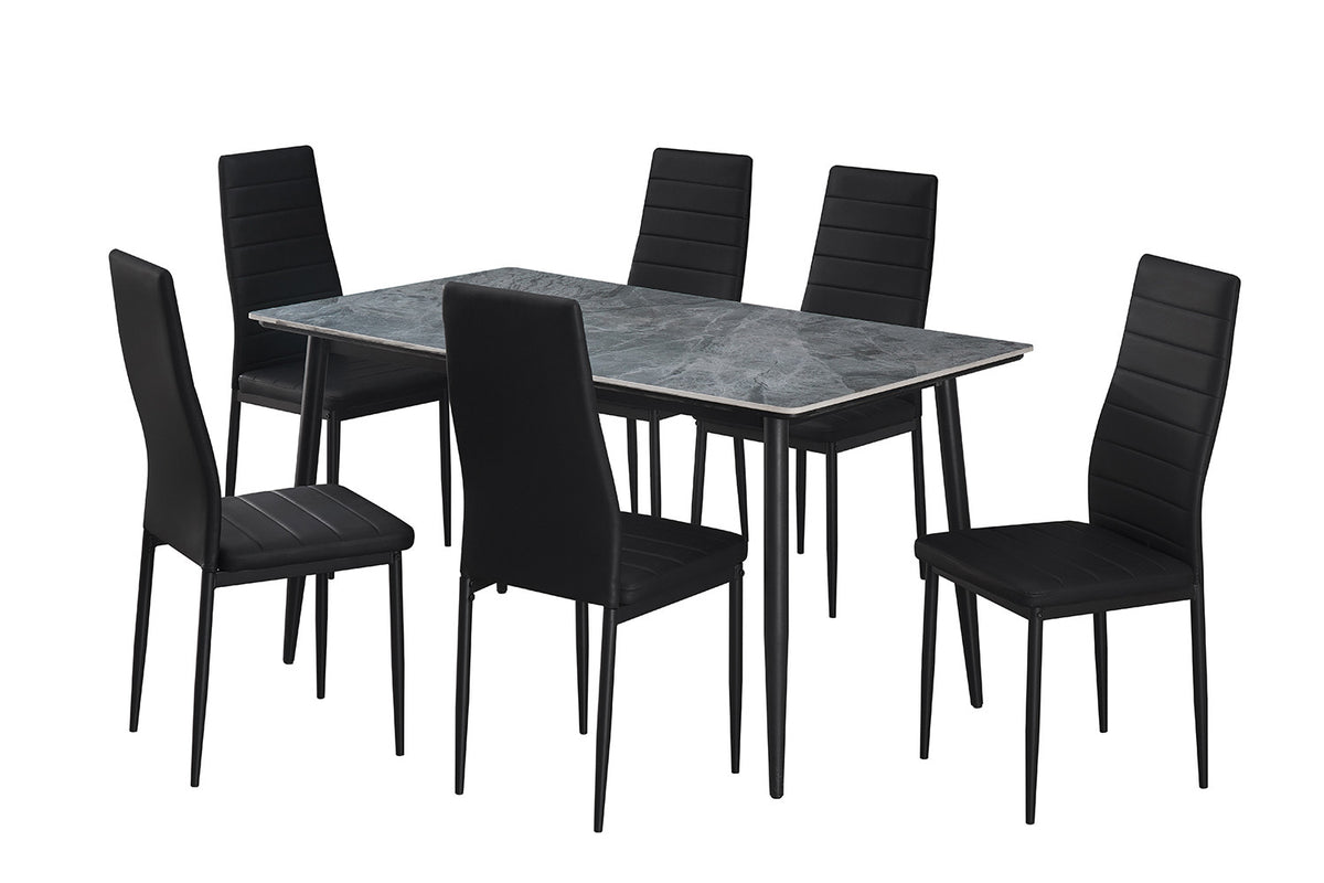 Tafel 'Kenzo' 140 cm Rechthoekig Steen Grijs (2c) - foto 12