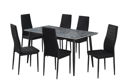 Tafel 'Kenzo' 140 cm Rechthoekig Steen Grijs (2c) - foto 12