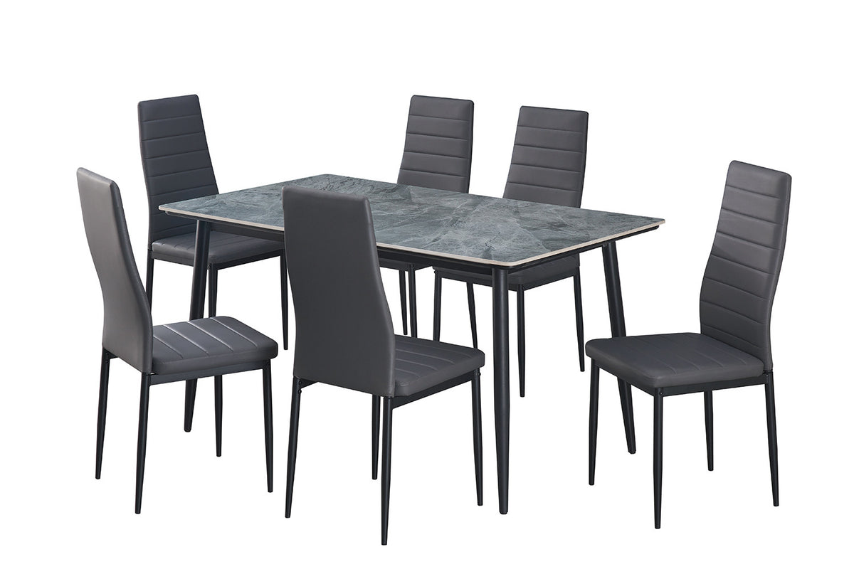 Tafel 'Kenzo' 140 cm Rechthoekig Steen Grijs (2c) - foto 13