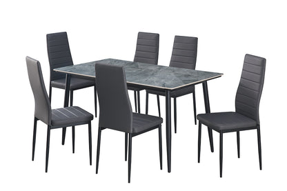 Tafel 'Kenzo' 140 cm Rechthoekig Steen Grijs (2c) - foto 13