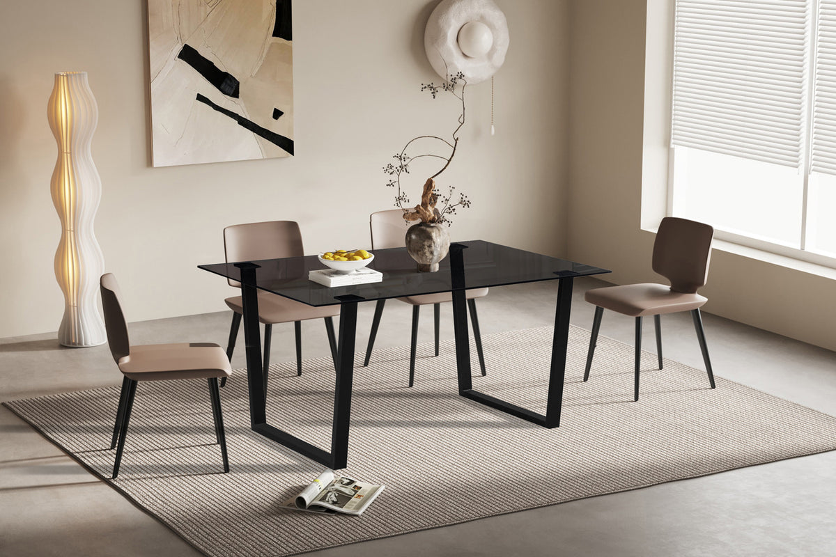 NEW - Tafel 'Boaz' 150 cm Rechthoekig Glas (2c) - foto 3