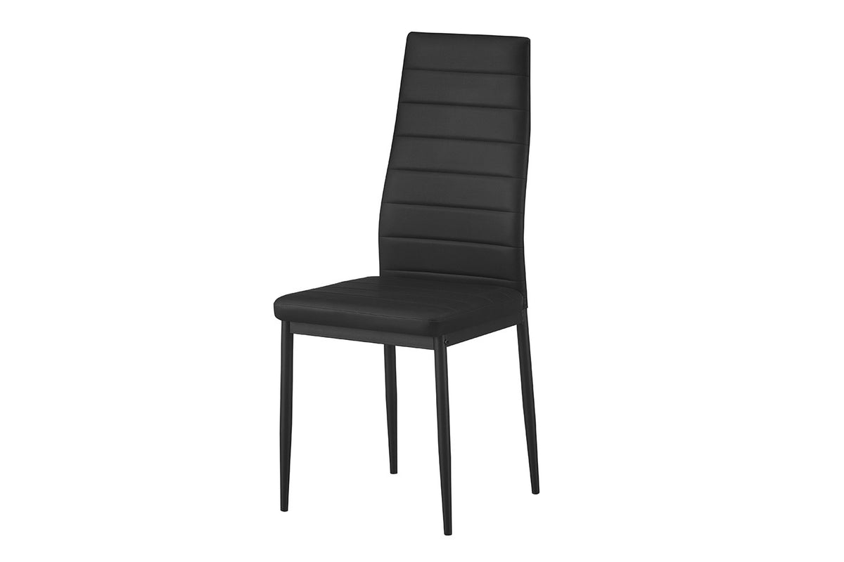 Set van 4 stoelen 'Cato/Kenzo' PU Zwart (1c) - foto 4