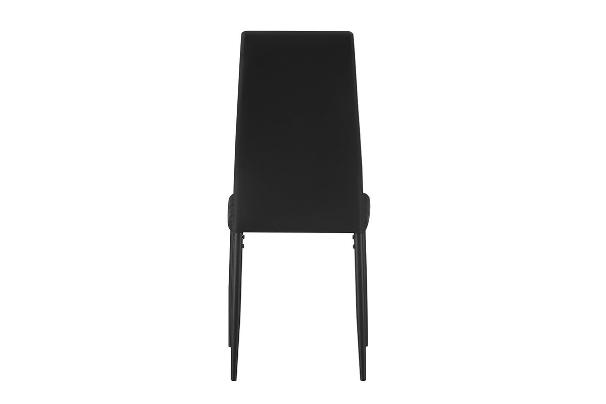 Set van 4 stoelen 'Cato/Kenzo' PU Zwart (1c) - foto 5