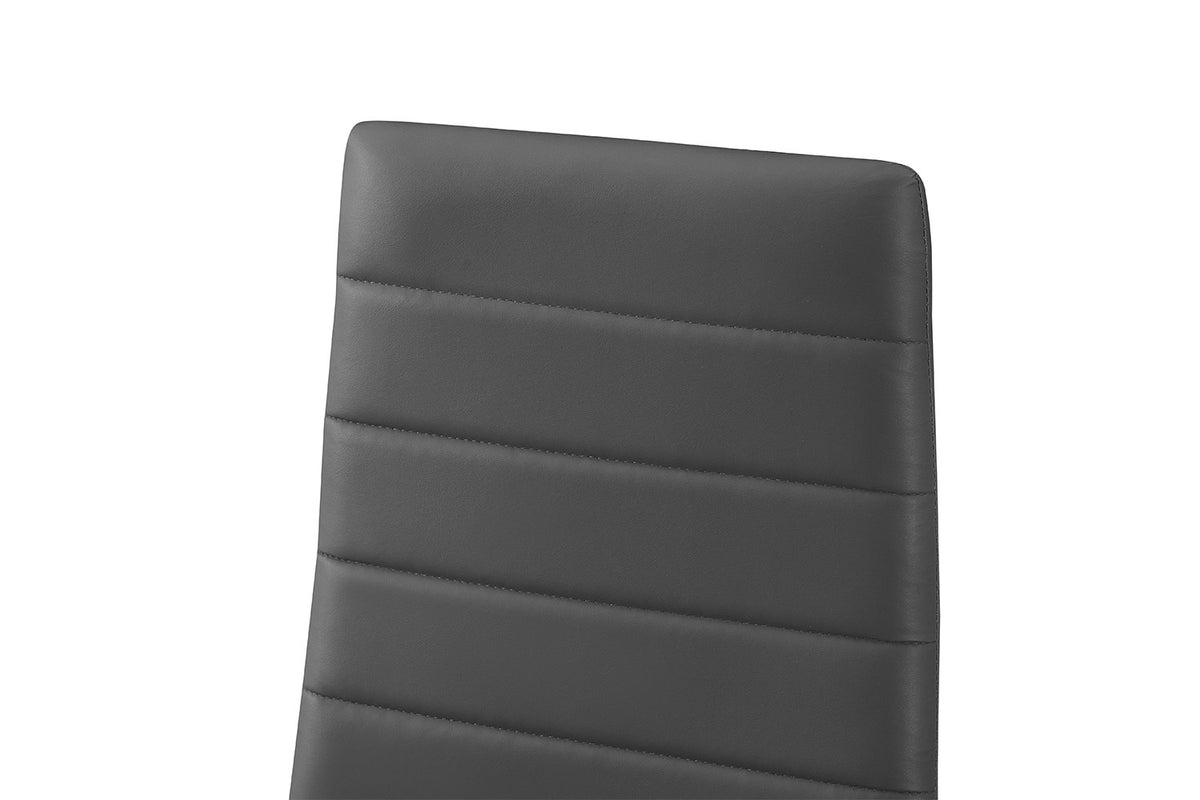 Set van 4 stoelen 'Cato/Kenzo' PU Grijs (1c) - foto 10