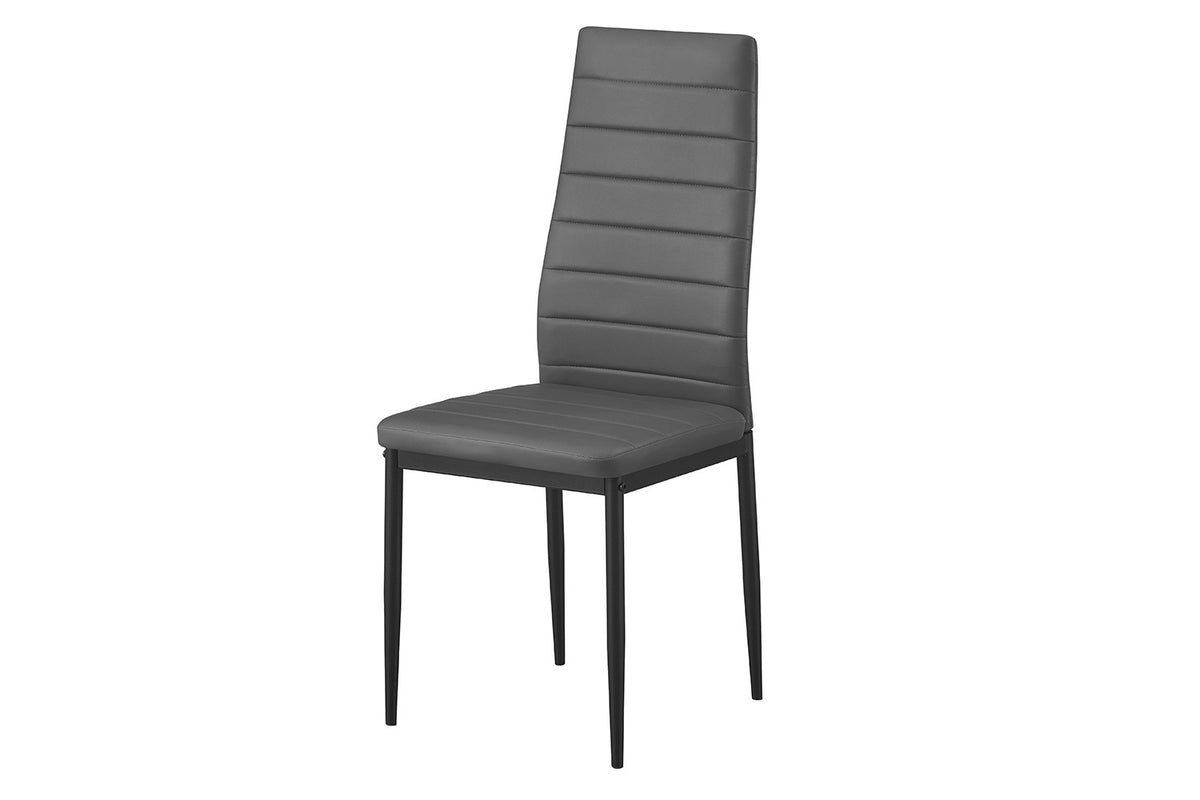 Set van 4 stoelen 'Cato/Kenzo' PU Grijs (1c) - foto 4