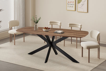 Tafel 'Aziz' 200 cm Deens Ovaal Decor Mango (2c)