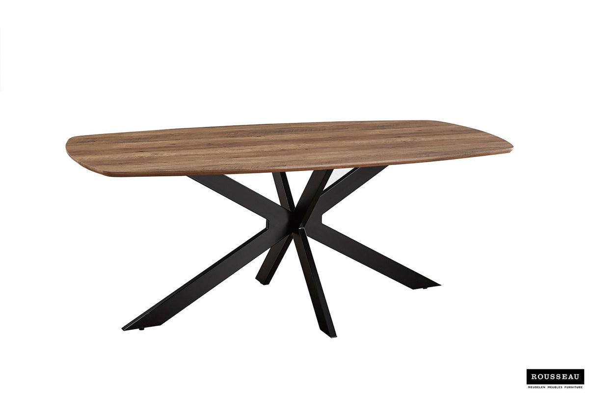 Tafel 'Aziz' 200 cm Deens Ovaal Decor Mango (2c) - foto 4