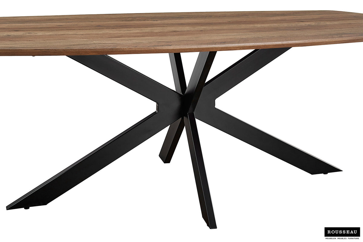 Tafel 'Aziz' 200 cm Deens Ovaal Decor Mango (2c) - foto 6