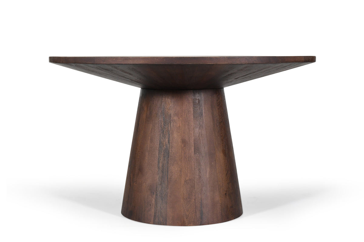 Tafel 'Tommy' 130 cm Rond Mango hout  Bruin (2c) - foto 3