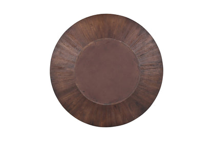 Tafel 'Tommy' 130 cm Rond Mango hout  Bruin (2c) - foto 7
