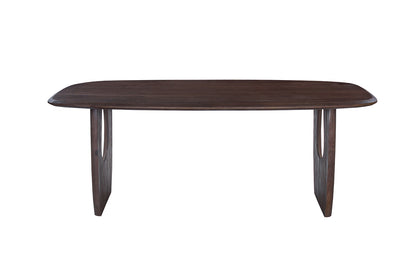 NEW - Tafel 'Braga' Deens Ovaal Mango hout Donkerbruin (2c) - foto 4