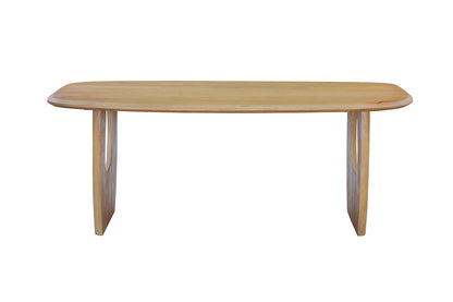 NEW - Tafel 'Braga' Deens Ovaal Mango hout Amandel (2c) - foto 4