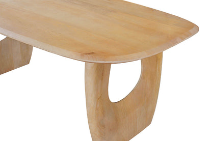 NEW - Tafel 'Braga' Deens Ovaal Mango hout Amandel (2c) - foto 7
