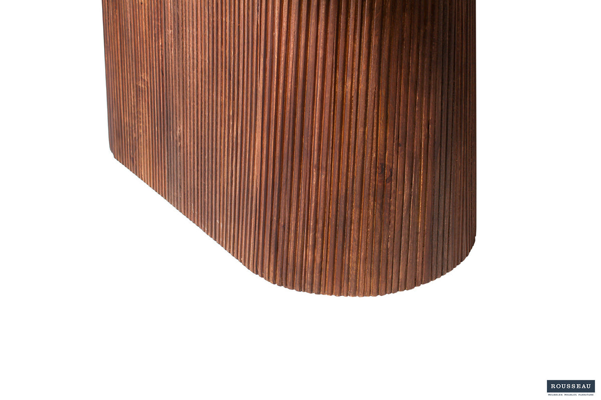 Tafel 'Miguel' 230 cm Ovaal Mango hout Lichtbruin (2c) - foto 6