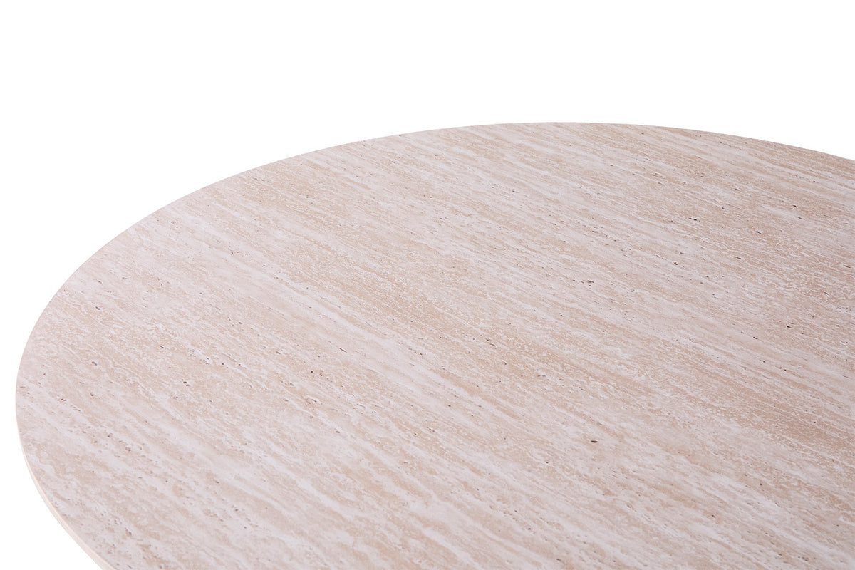 Tafel 'Lagos' 200 cm Ovaal Decor Travertin Beige (2c) - foto 5