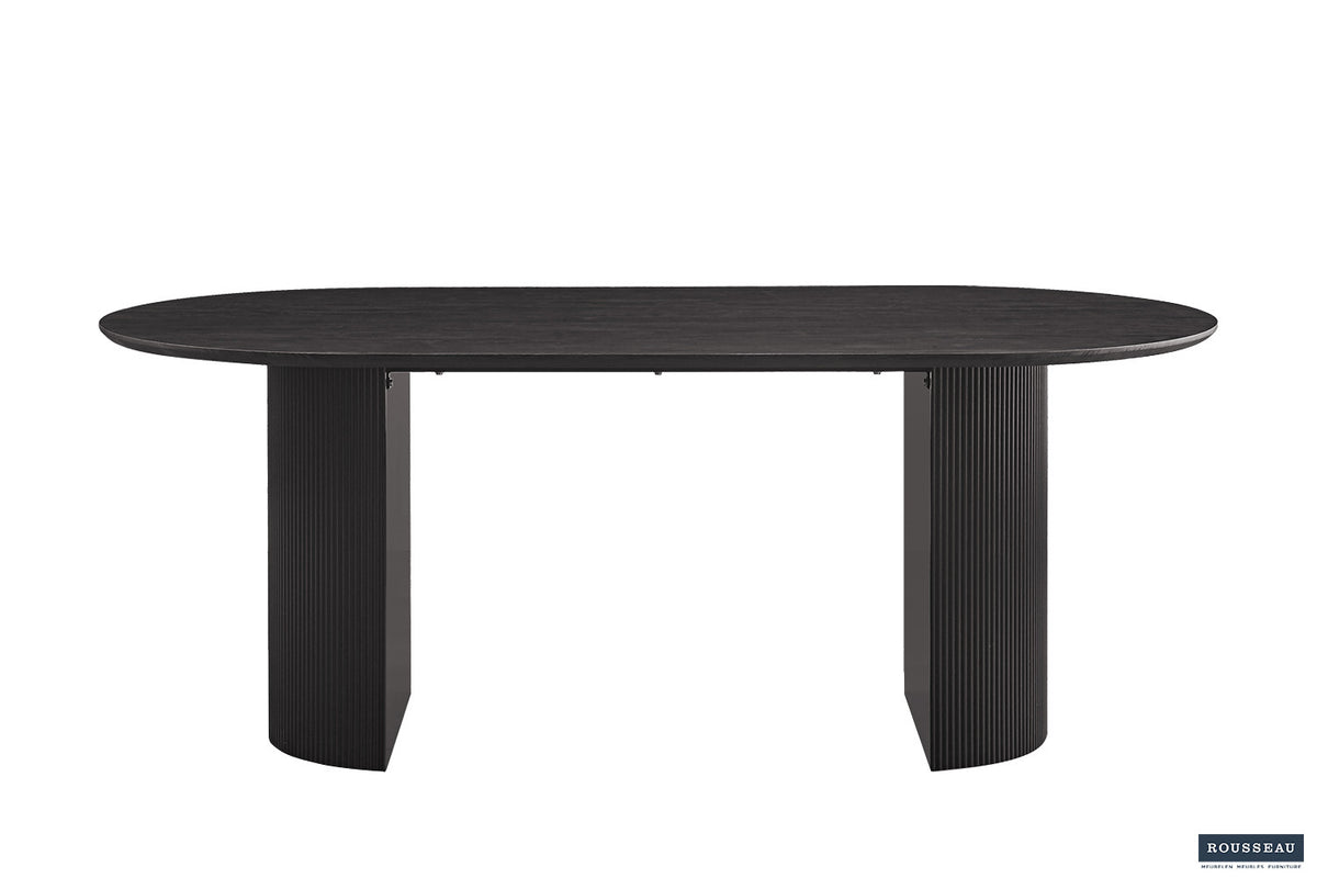 Tafel 'Lagos' 200 cm Ovaal Decor Donkerbruin (2c) - foto 3