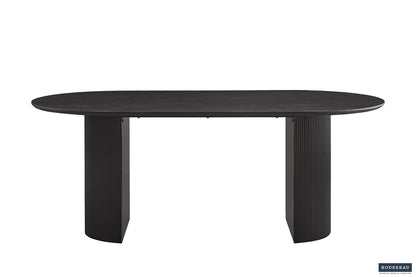 Tafel 'Lagos' 200 cm Ovaal Decor Donkerbruin (2c) - foto 3