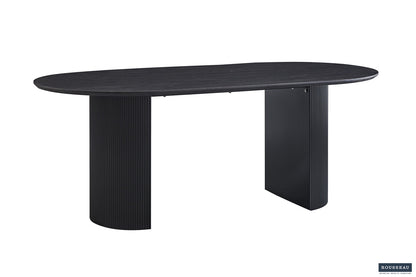 Tafel 'Lagos' 200 cm Ovaal Decor Donkerbruin (2c) - foto 4