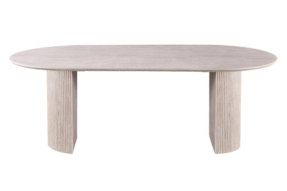 Tafel 'Lagos' 220 cm Ovaal Decor Travertin Beige (2c) - foto 3