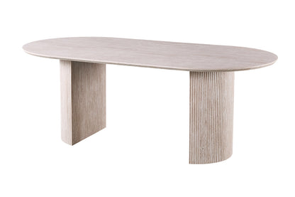 Tafel 'Lagos' 220 cm Ovaal Decor Travertin Beige (2c) - foto 4