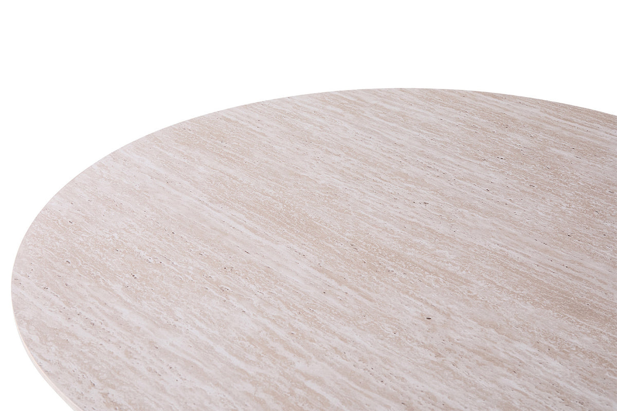 Tafel 'Lagos' 220 cm Ovaal Decor Travertin Beige (2c) - foto 5