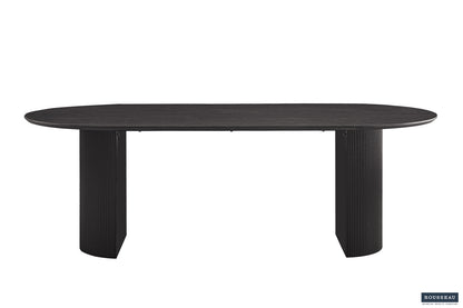Tafel 'Lagos' 220 cm Ovaal Decor Donkerbruin  (2c) - foto 3