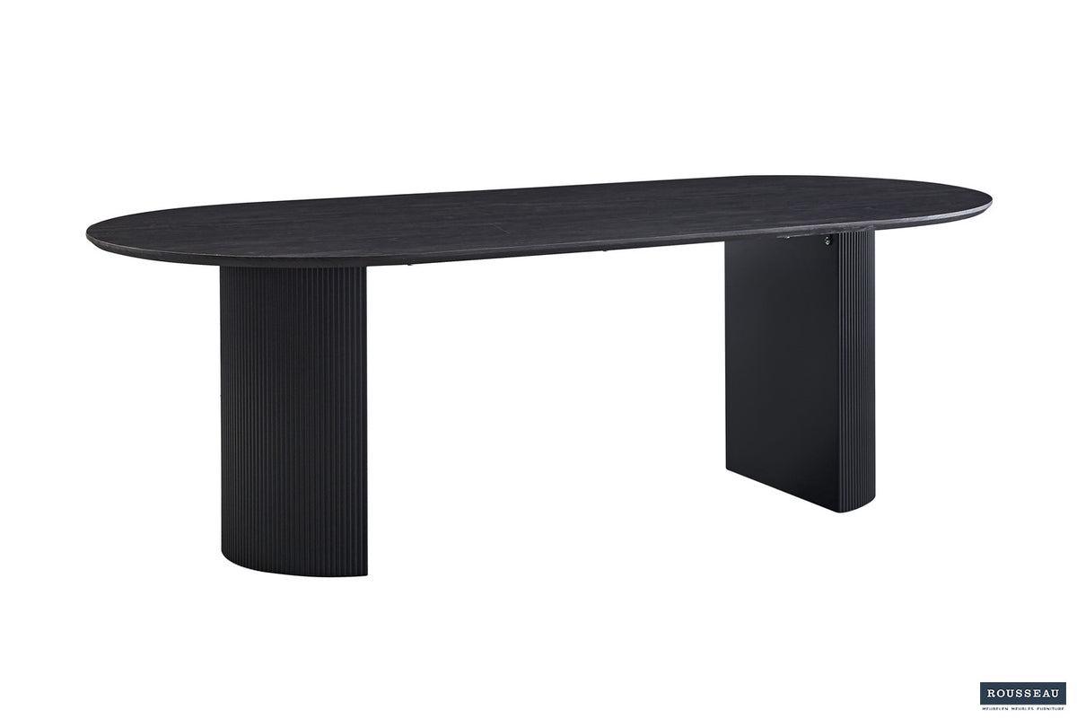Tafel 'Lagos' 220 cm Ovaal Decor Donkerbruin  (2c) - foto 4