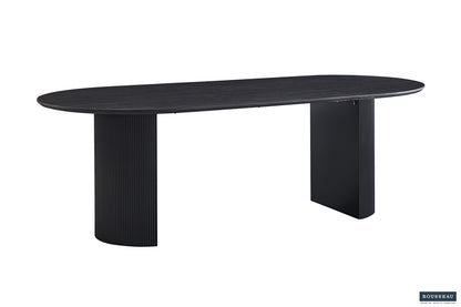 Tafel 'Lagos' 220 cm Ovaal Decor Donkerbruin  (2c) - foto 4