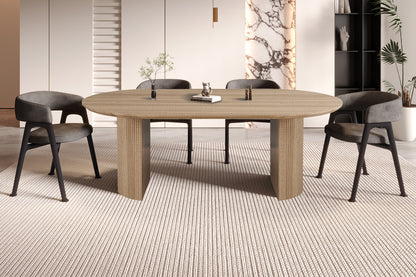 Tafel 'Lagos' 220 cm Ovaal Decor Eik Naturel  (2c)