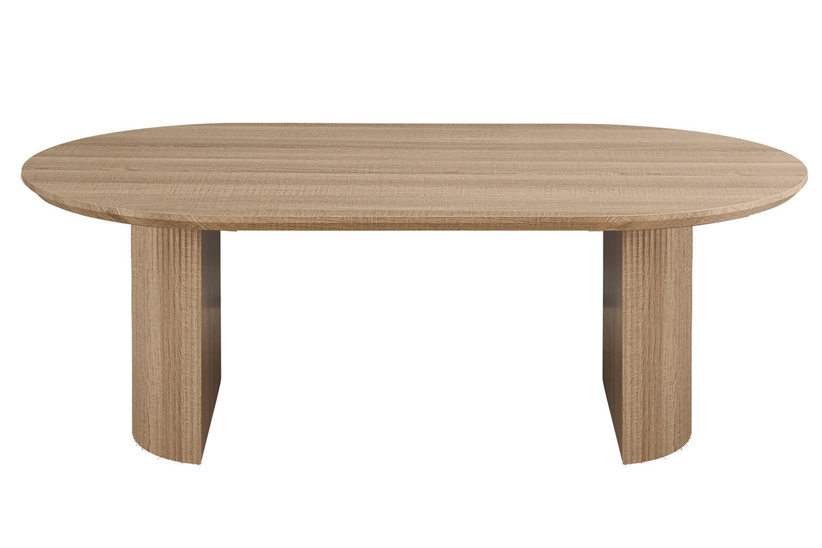 Tafel 'Lagos' 220 cm Ovaal Decor Eik Naturel  (2c) - foto 2