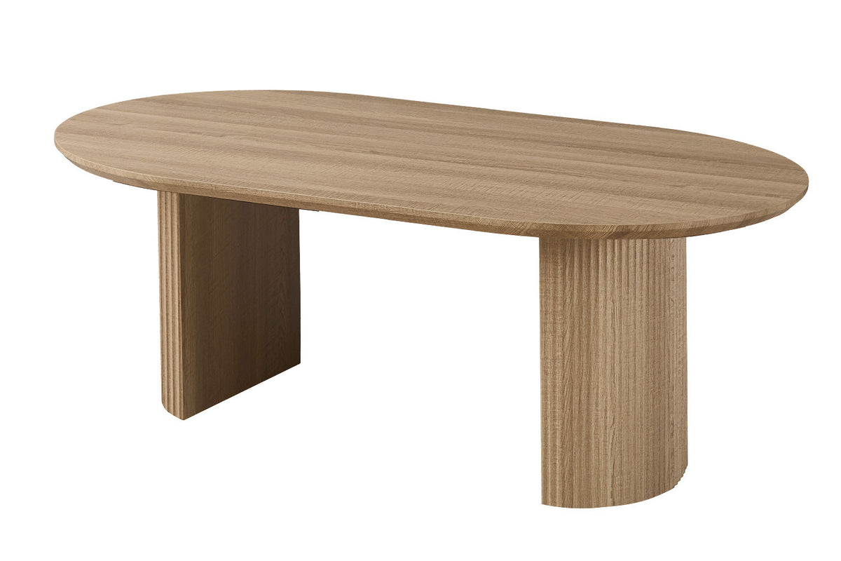 Tafel 'Lagos' 220 cm Ovaal Decor Eik Naturel  (2c) - foto 3