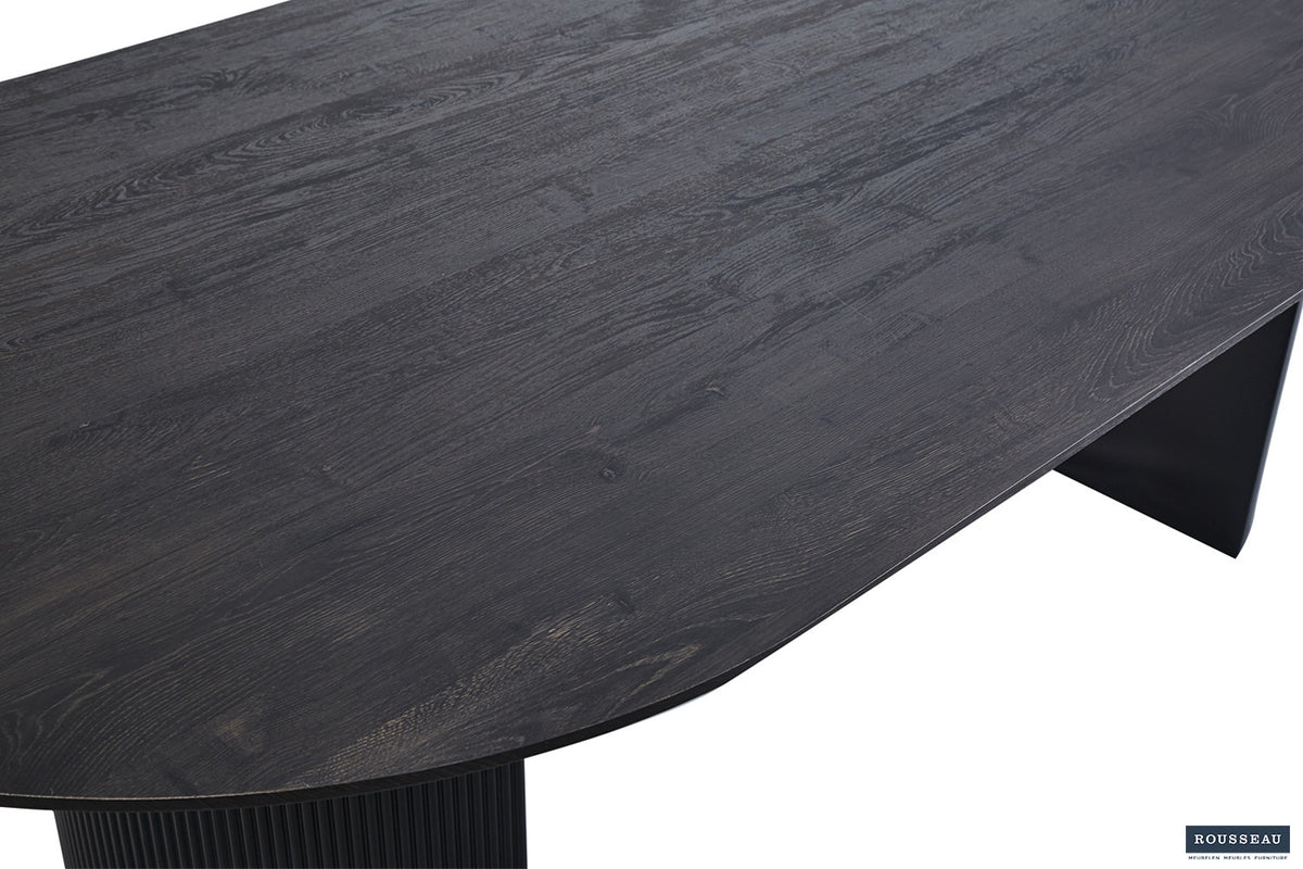 Tafel 'Lagos' 220 cm Ovaal Decor Donkerbruin  (2c) - foto 5