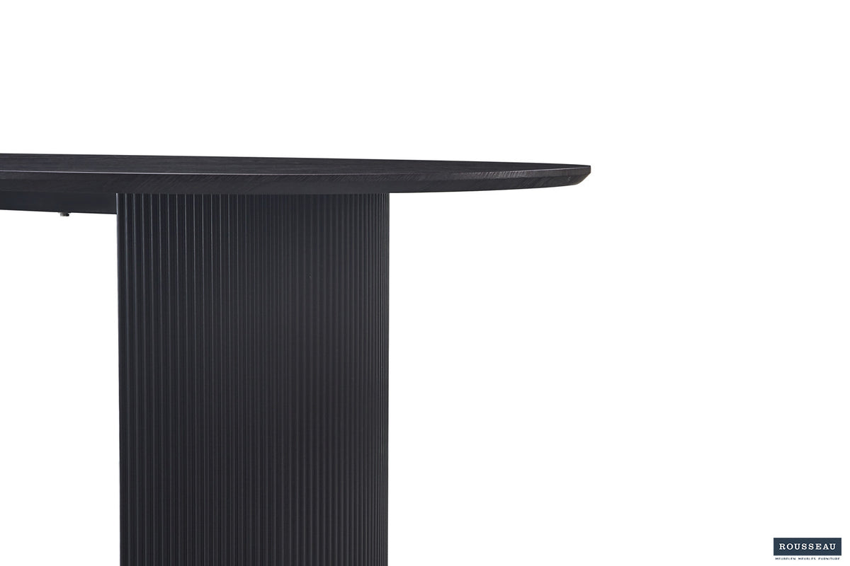 Tafel 'Lagos' 220 cm Ovaal Decor Donkerbruin  (2c) - foto 6