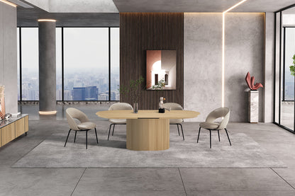 NEW - Uitschuifbare tafel 'Lagos' 180-220 cm Ovaal Decor Eik Naturel  (2c) - foto 2