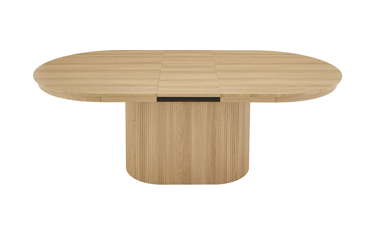 NEW - Uitschuifbare tafel 'Lagos' 180-220 cm Ovaal Decor Eik Naturel  (2c) - foto 7