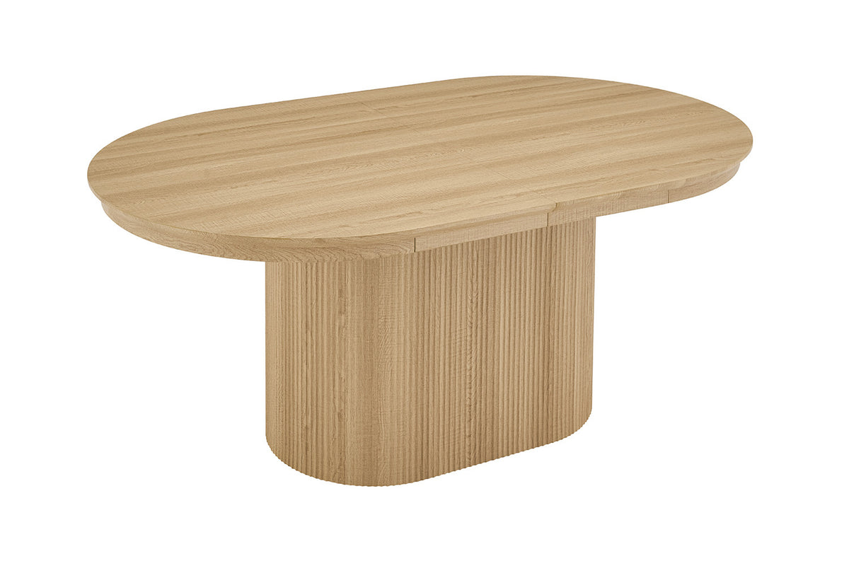 NEW - Uitschuifbare tafel 'Lagos' 180-220 cm Ovaal Decor Eik Naturel  (2c) - foto 8