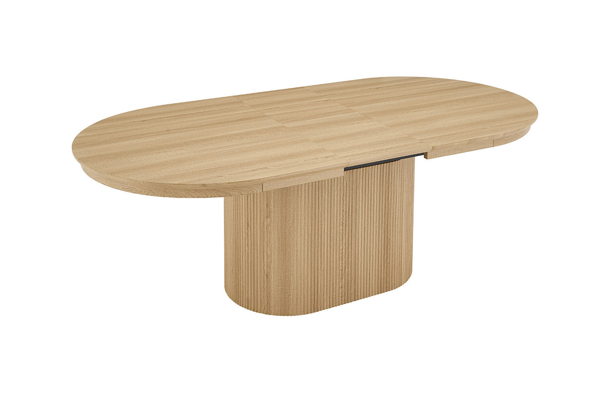 NEW - Uitschuifbare tafel 'Lagos' 180-220 cm Ovaal Decor Eik Naturel  (2c) - foto 9