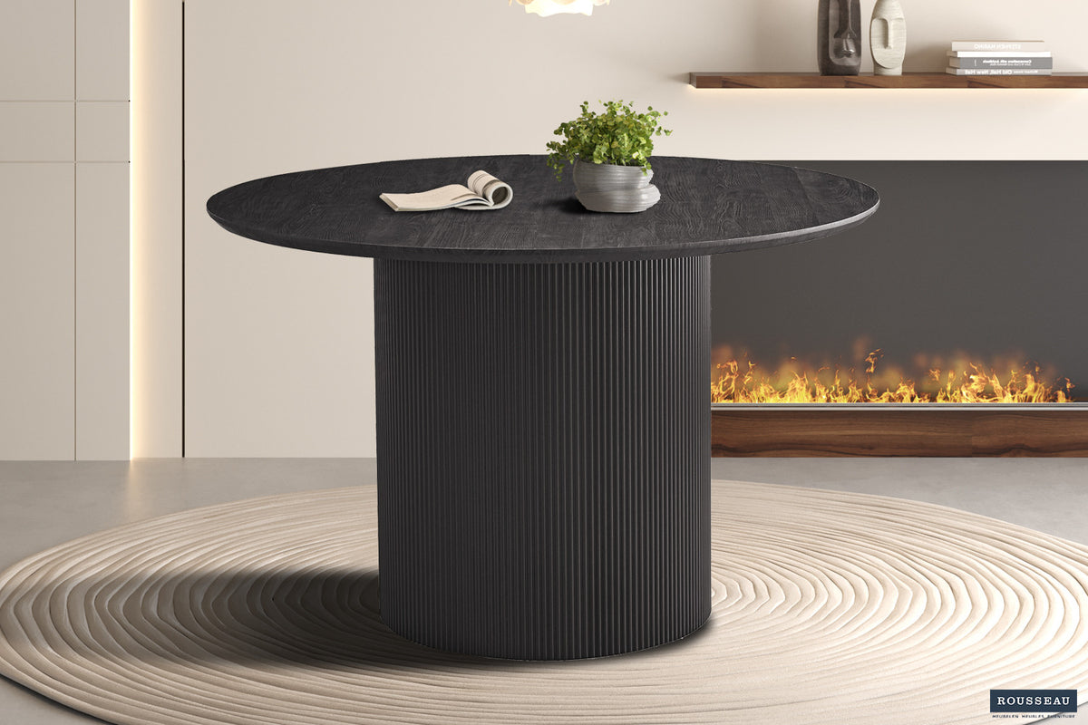 Tafel 'Lagos' 120 cm Rond Decor Donkerbruin  (2c) - foto 2