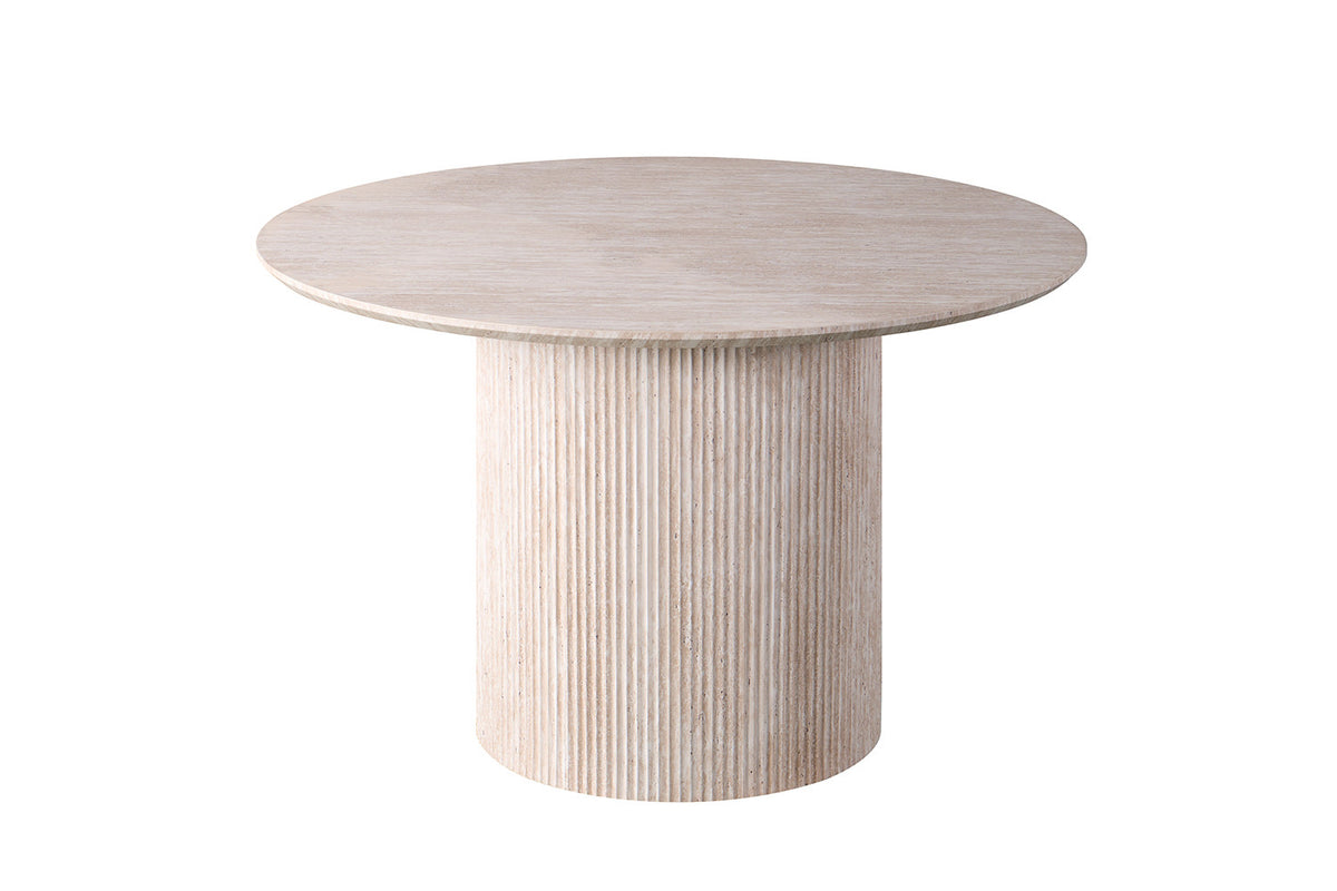 Tafel 'Lagos' 120 cm Rond Decor Travertin Beige  (2c) - foto 4