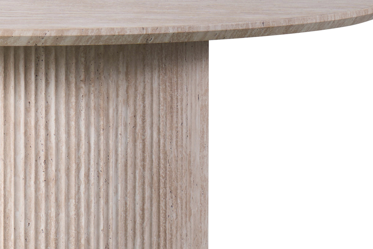 Tafel 'Lagos' 120 cm Rond Decor Travertin Beige  (2c) - foto 5