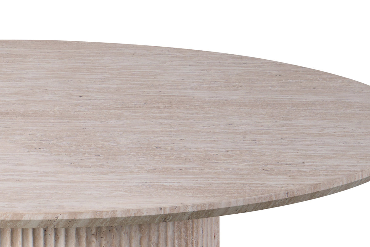 Tafel 'Lagos' 120 cm Rond Decor Travertin Beige  (2c) - foto 6
