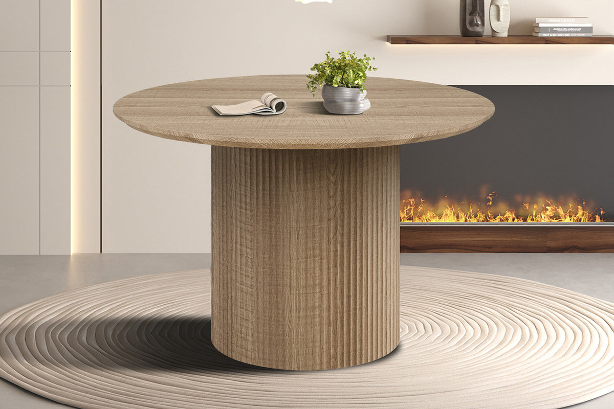 Tafel 'Lagos' 120 cm Rond Decor Eik Naturel (2c) - foto 2