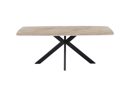 NEW - Tafel 'Apollo' 200 cm Deens Ovaal Glanzend Steen Shakespear Beige (2c) - foto 4