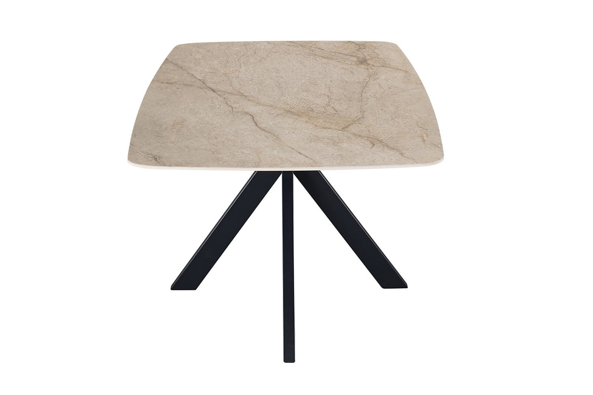 NEW - Tafel 'Apollo' 200 cm Deens Ovaal Glanzend Steen Shakespear Beige (2c) - foto 6